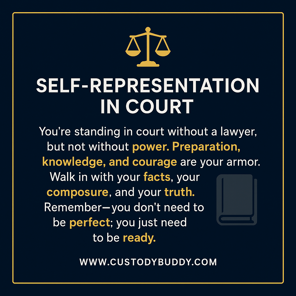 SELF-REPRESENTATION IN COURT