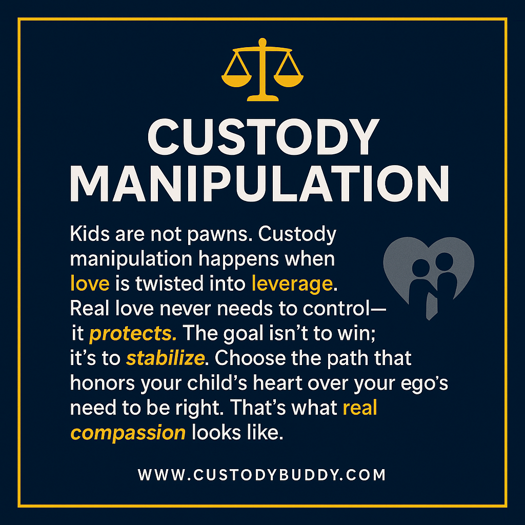 Understanding Custody Manipulation: Protecting Your Child and Enhancing Co-Parenting Relationships