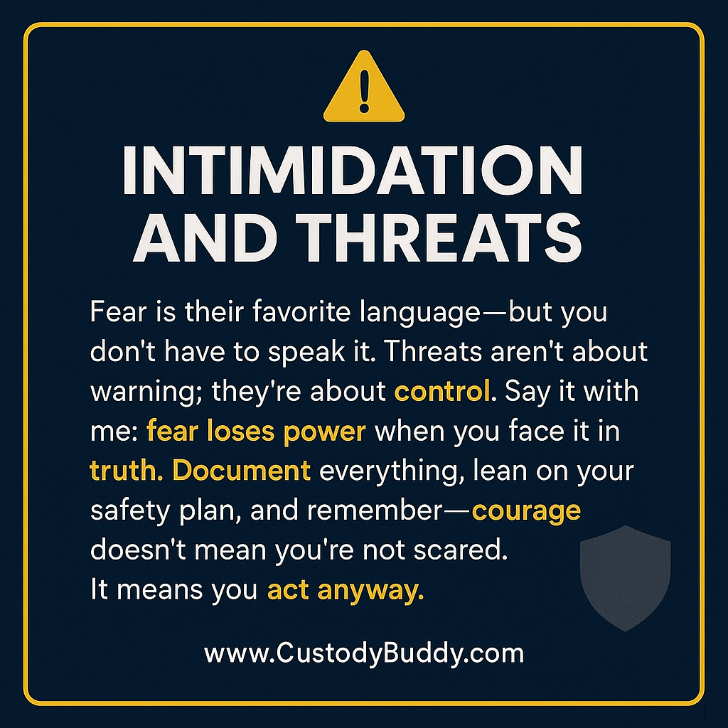 Conquering Intimidation in High-Conflict Custody Situations: A Guide to Regaining Control and Confidence