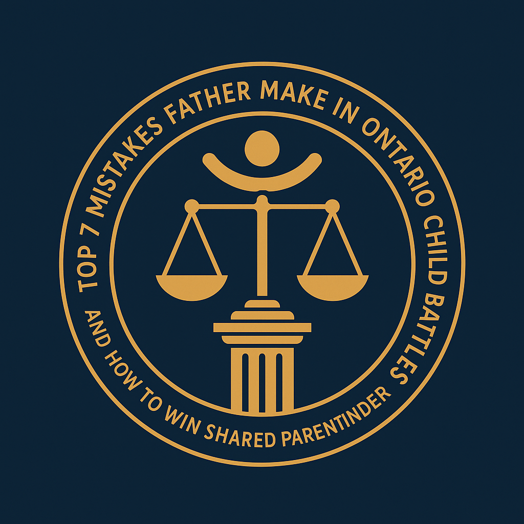 Top 7 Mistakes Fathers Make in Ontario Child Custody Battles (And How to Win Shared Parenting Under the CLRA)