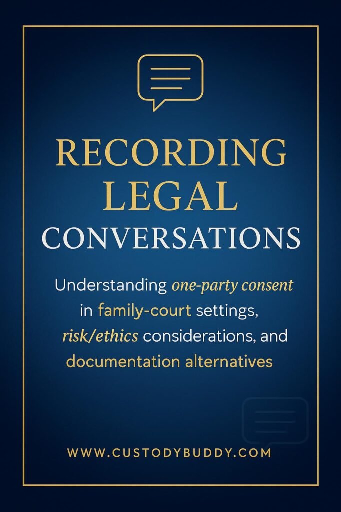 How to Record Conversations in Ontario Parenting Disputes: Essential Guide