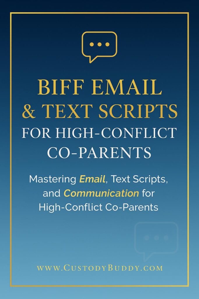 How BIFF Communication Transforms High-Conflict Co-Parenting